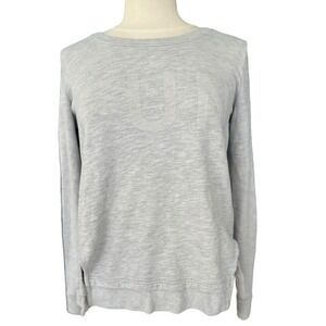 Sol Angles Sundown Hacci Heather Grey Sweatshirt Size XS California Cool Minimal